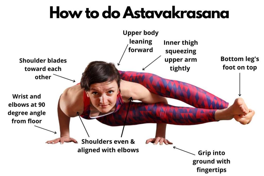 how to do astavakrasana