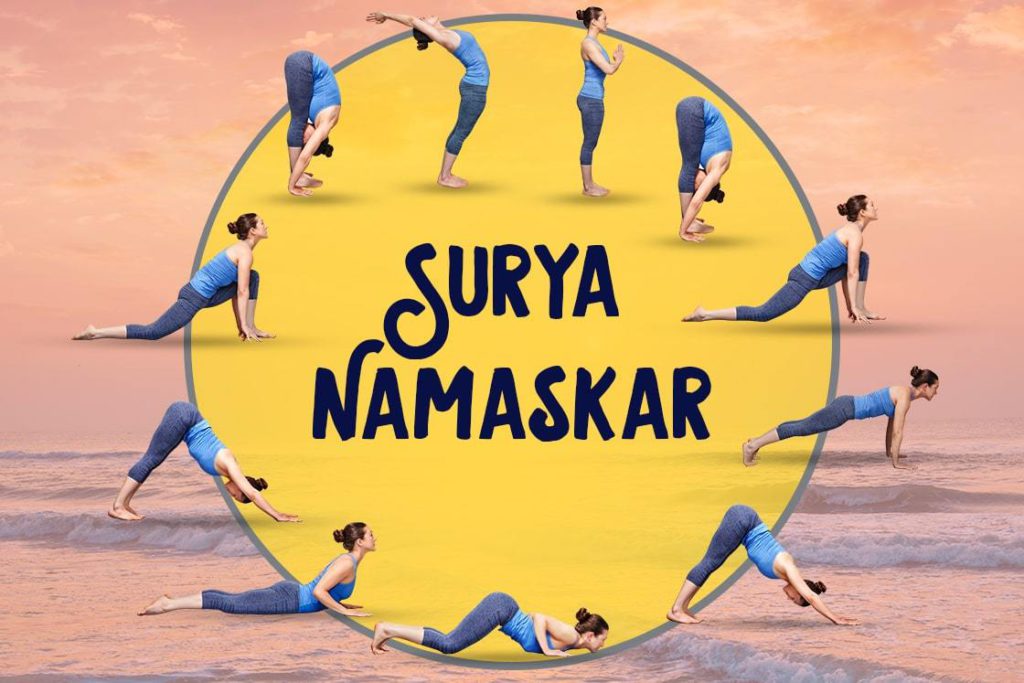 12 Steps of Surya Namaskar (Sun Salutation): Poses, Benefits and More - Fitsri  Yoga