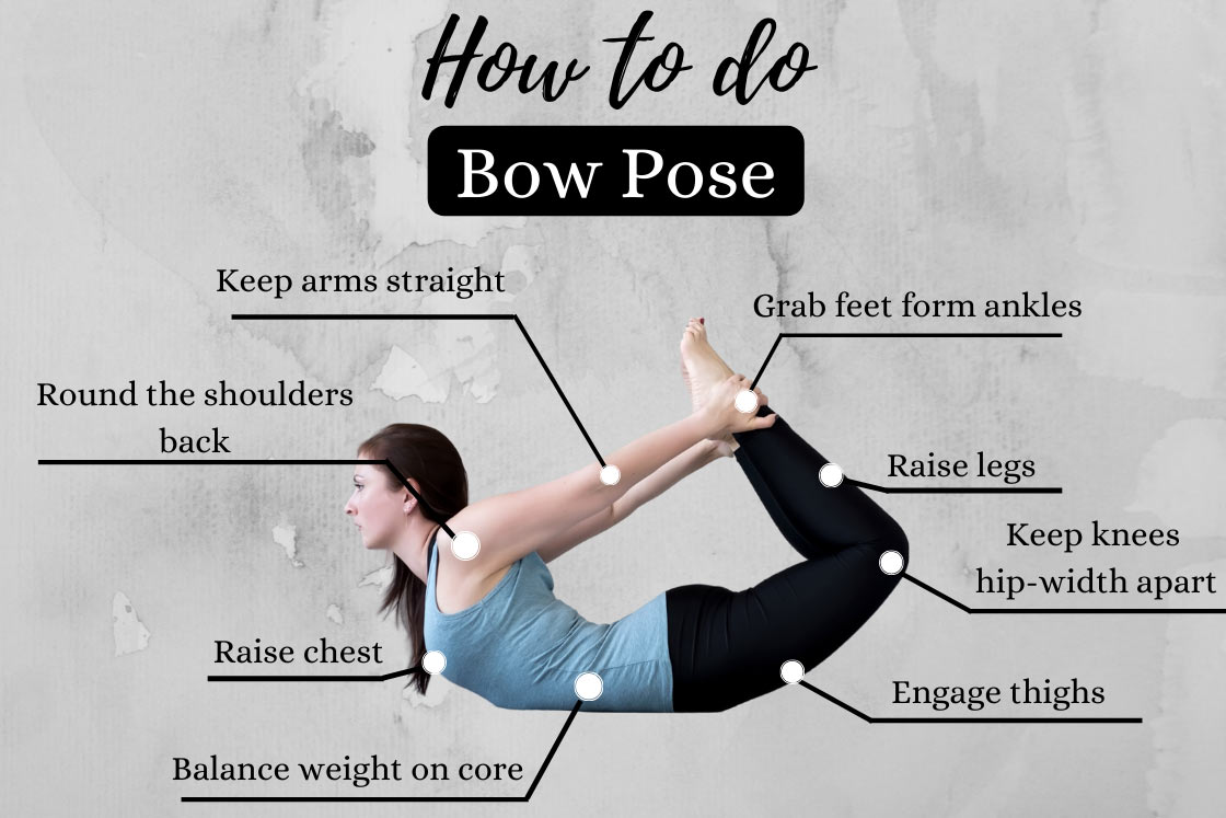 How to do dhanurasana (bow pose)