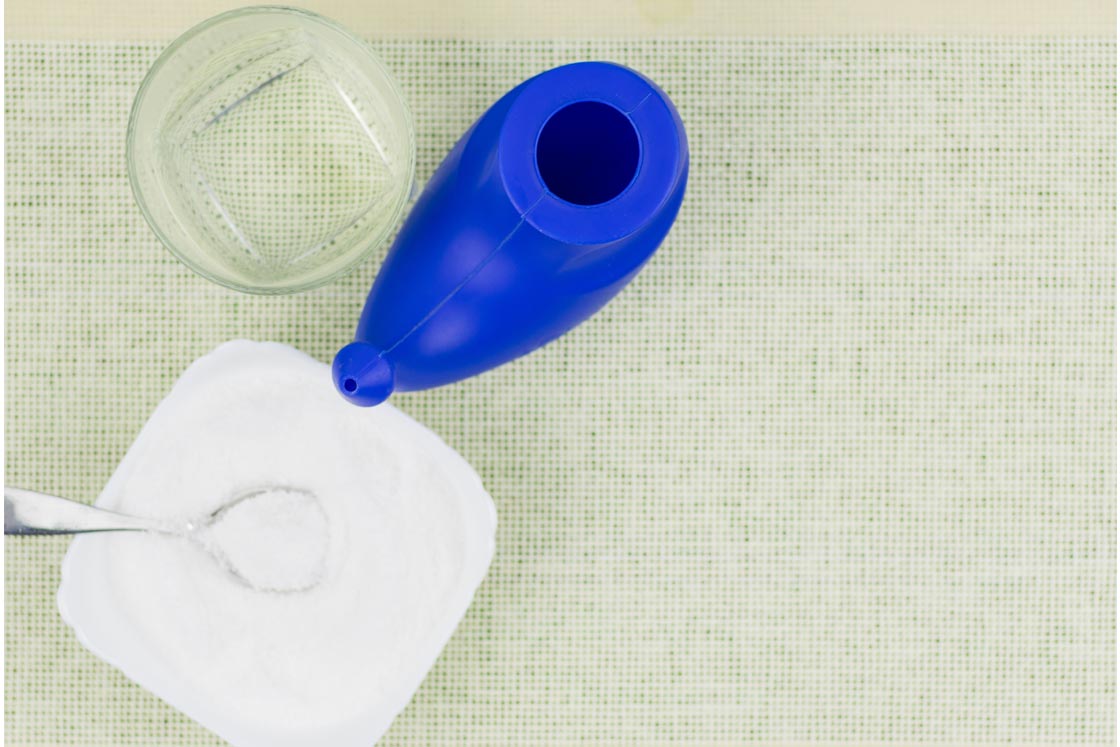 nasal irrigation using Neti Pot ingredients