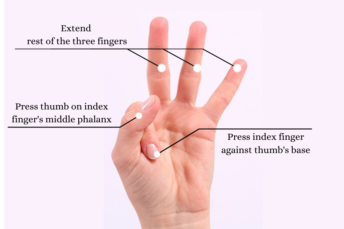 vayu mudra finger arrangement