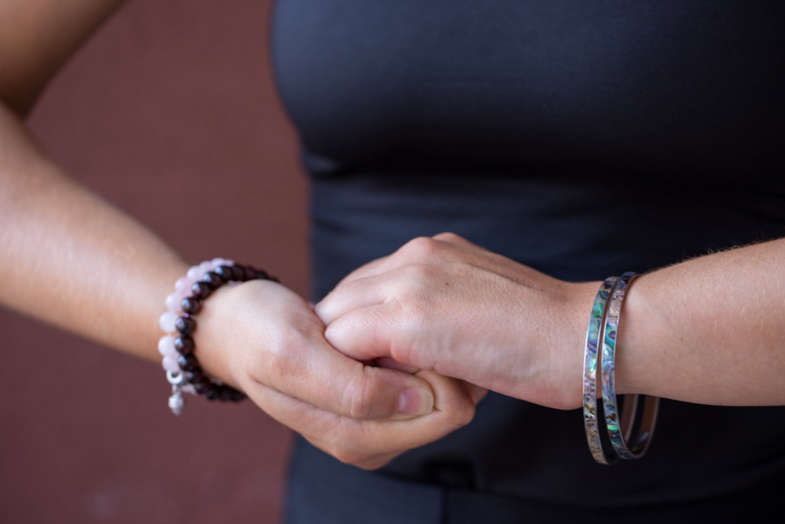 Hands in a variation of Ganesha mudra