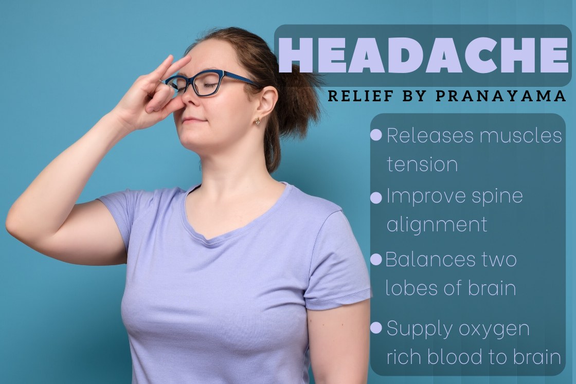 pranayama relief headache