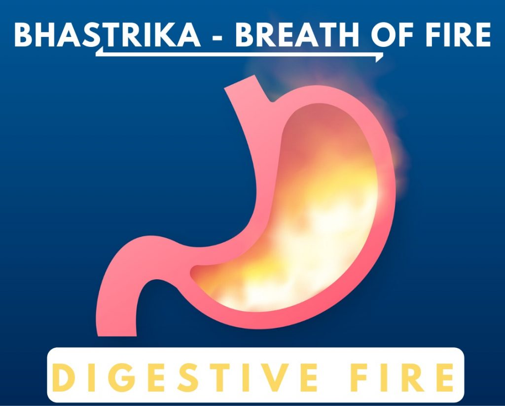 bhastrika pranayama - breath of fire