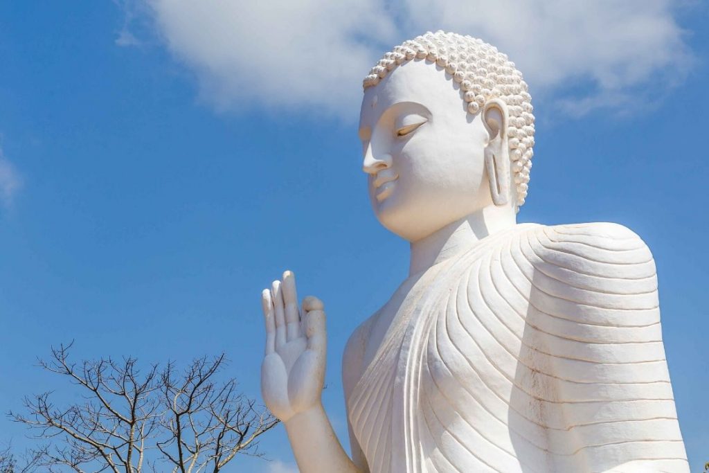 Dispel Fear of All Types by Bringing Home Buddha Statue in His Great Abhaya  mudra Form