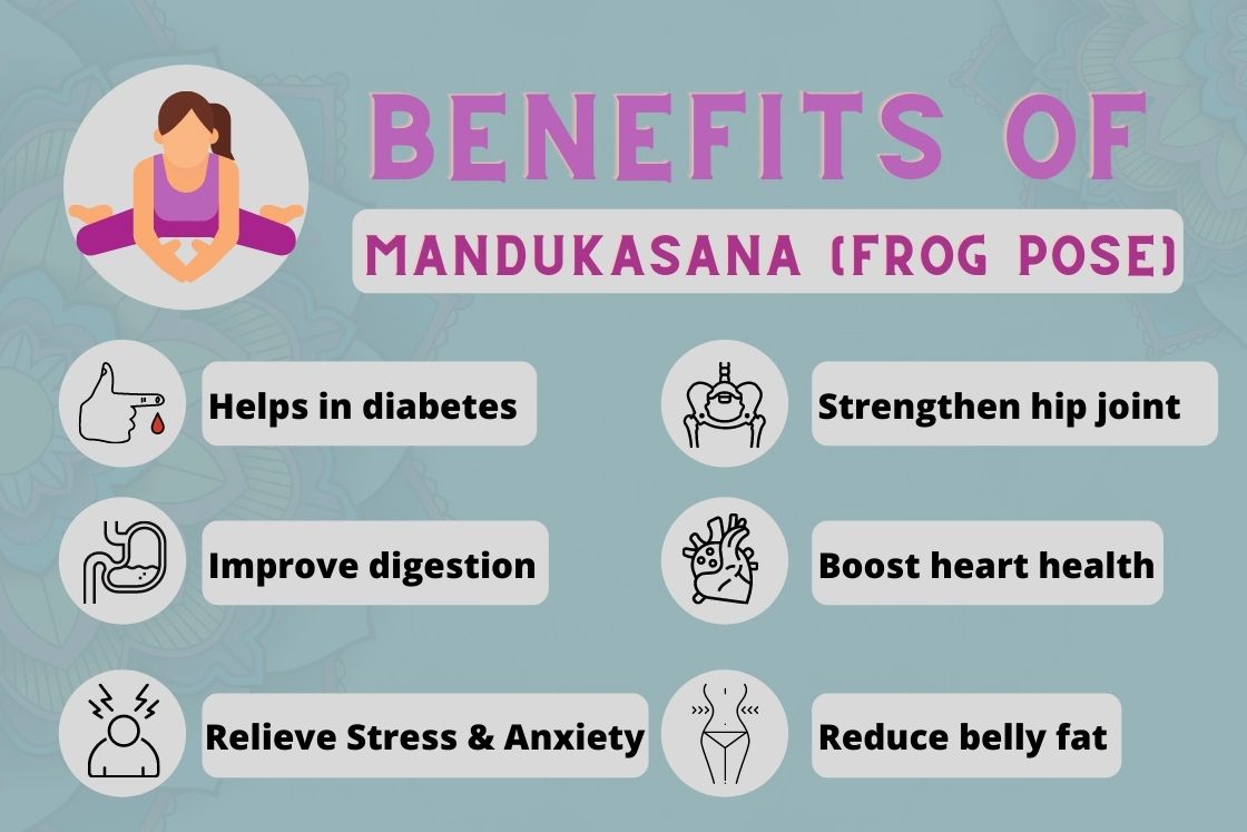 mandukasana (frog pose) benefits