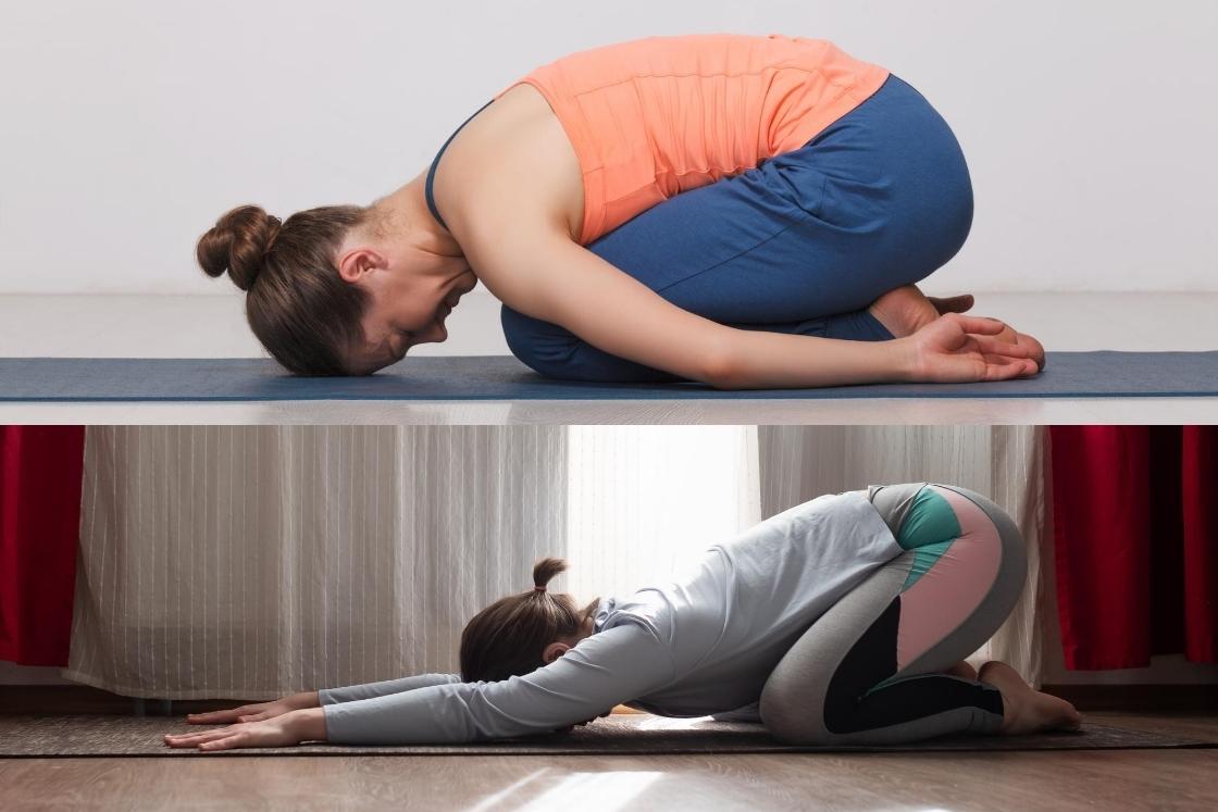 Shashankasana vs balasana