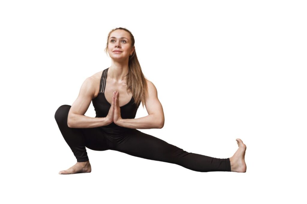 Skandasana(side lunge pose) steps