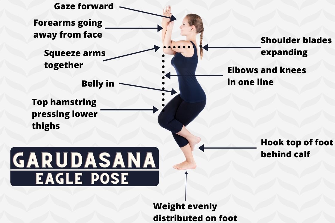 Garudasana (Eagle Pose) Meaning, Steps, Benefits, & Precautions