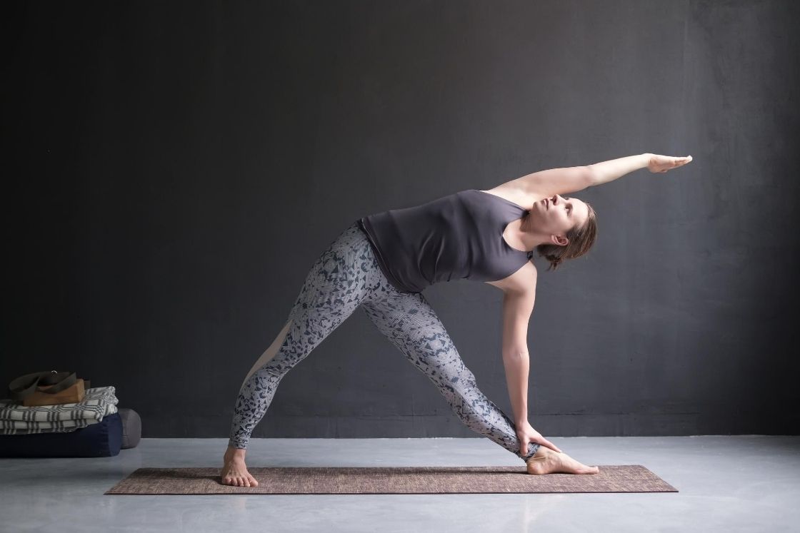 utthita trikonasana variations