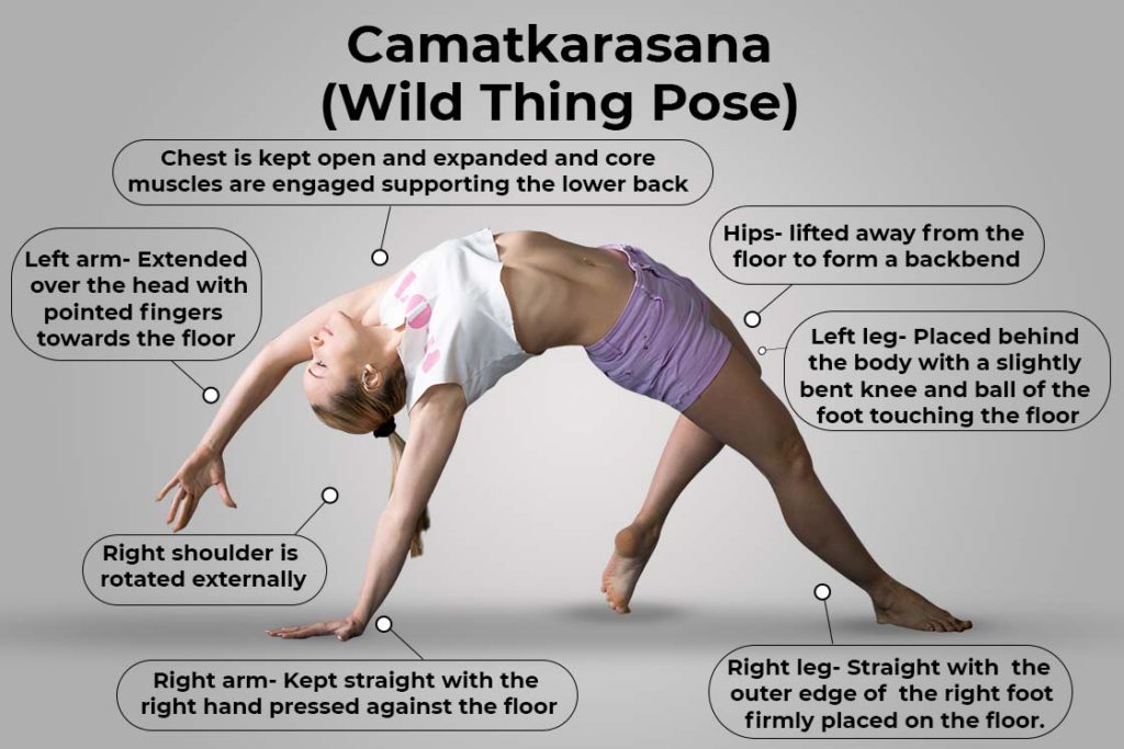 Camatkarasana how to do