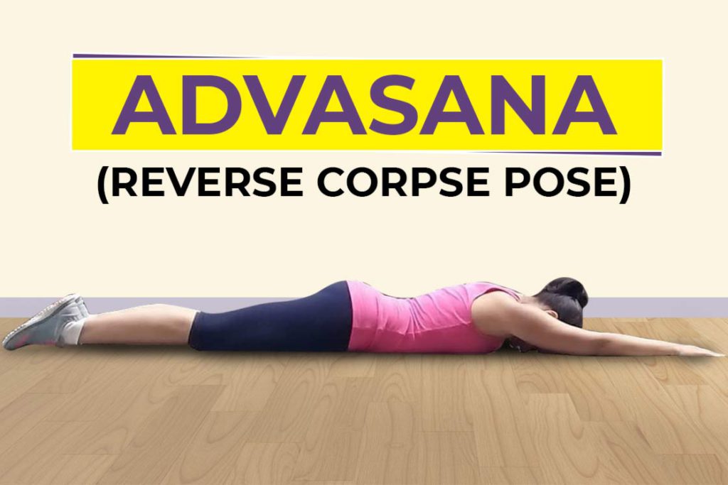 Advasana reverse corpse pose