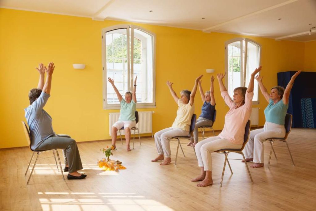 Senior Chair Yoga Exercises | Chair pose yoga, Yoga for seniors, Chair yoga