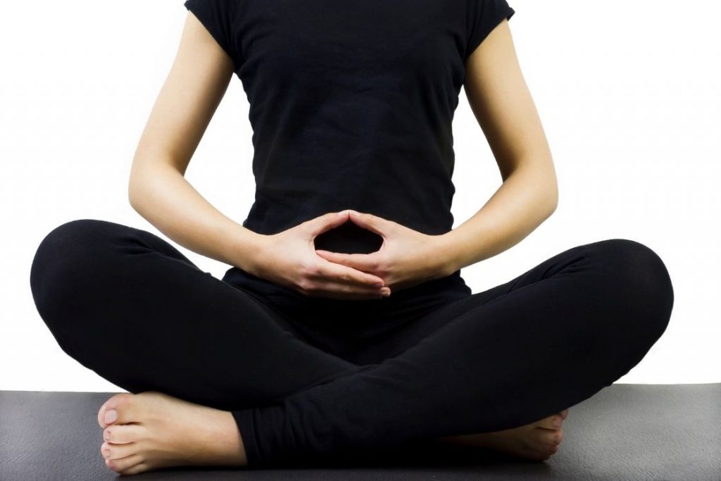 Yoga poses Black and White Stock Photos & Images - Alamy