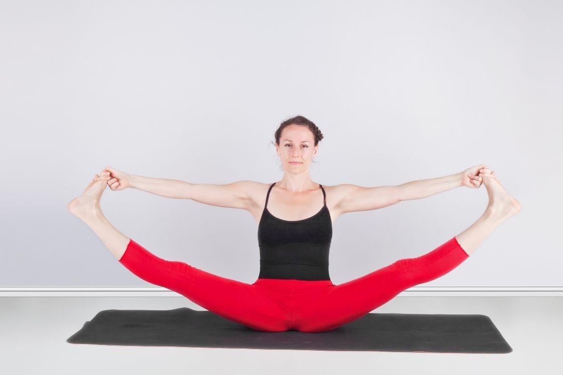 Woman Doing Yoga Home Vector & Photo (Free Trial) | Bigstock