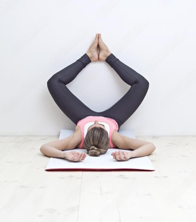 Reclining Butterfly Pose Variation