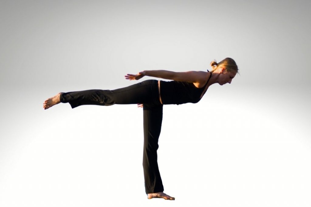 Yoga Pose: Warrior III with Airplane Arms | Pocket Yoga