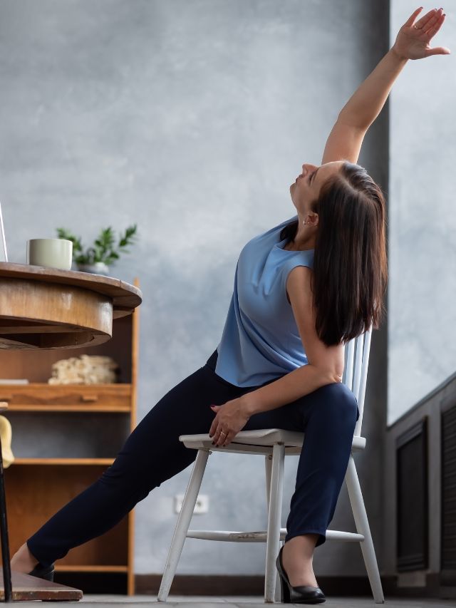 7 Chair Yoga Poses to Incorporate into Your Work Routine - Origin Yoga &  Wellness